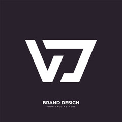Letter VD Initial Monogram Logo