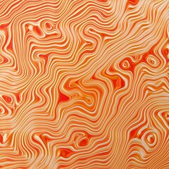Abstract orange and yellow background, texture with waves, swirls. Saturated wallpaper.