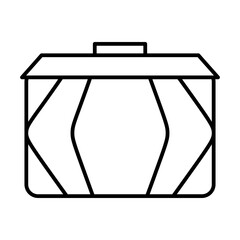 treasure line icon