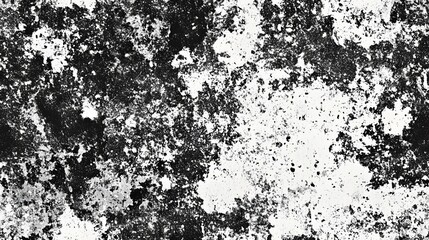 Grungy distressed surface with abstract black and white texture.