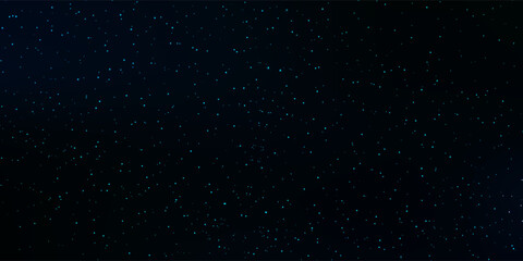 Obraz premium Space stars background. Night sky constellations galaxy. Universe starry pattern with glowing stars. Vector illustration.