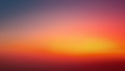 Obraz premium Deep Orange Soft Pink Light Peach Warm Yellow Gradient Background