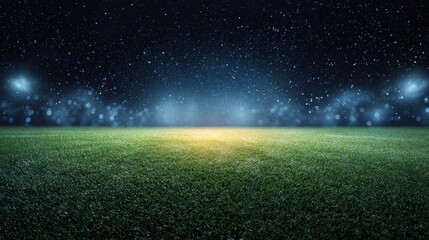 abstract football field at night creative background no logos no brands ar 169
