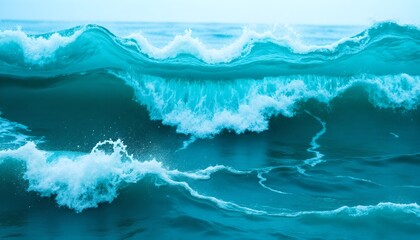 blue iceberg in the sea