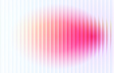 Vibrant ribbed background with futuristic vintage aesthetic and nostalgic retro chrome. Chromatic dramatic gradient in retro-futuristic style with warm and cool tones for trendy visual art projects