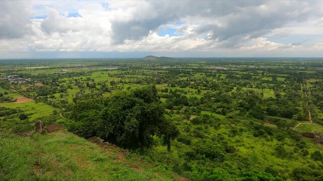 Aussicht vom Phnom Chisor Mountain, Kambodscha