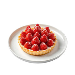 raspberries on a plate