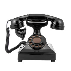 old black telephone
