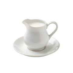 white cup on white background