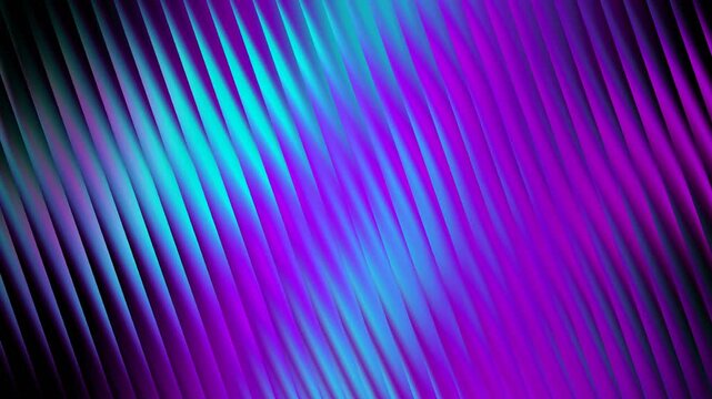 Vibrant Ribbed Glass Abstract Background Animation. Colorful abstract video with a dynamic ribbed glass effect and smooth gradient transitions, perfect for modern digital backgrounds.