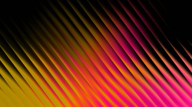 Vibrant Ribbed Glass Abstract Background Animation. Colorful abstract video with a dynamic ribbed glass effect and smooth gradient transitions, perfect for modern digital backgrounds.