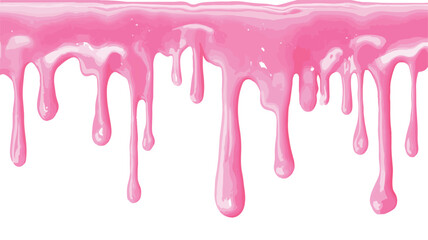 Sensational Pink Liquid Dripping Melted Candy: Sweet Dessert Abstract Background