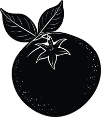 Abstract geometric art composition with contrasting colors and shapes isolated on transparent background