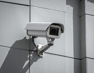 security cameras mounted on side of buildings for surveillance 