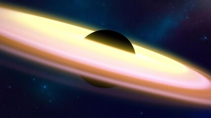 Cosmic black hole accretion disk swirling energy vortex deep space nebula stars gravitational - Powered by Adobe