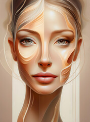 woman face