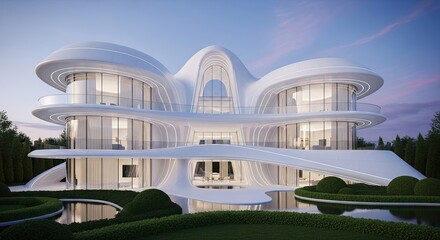 Futuristic Organic Architecture Luxury Residence Design Ideas