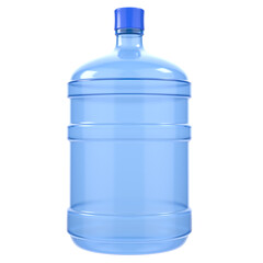 Plastic Water Bottle isolated on transparent background