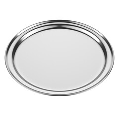 Silver Tray isolated on transparent background