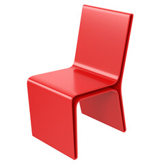 Modern Chair isolated on transparent background