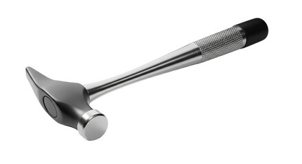 Metal Hammer Tool Still Life Photography Isolated on Black Precision Instrument Craftsmanship Engineering Construction