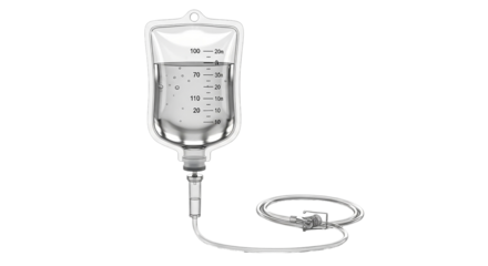 Medical IV Drip Infusion Therapy Healthcare Solution Hydration IV Bag Medical Equipment Fluid Treatment Clinic Hospital