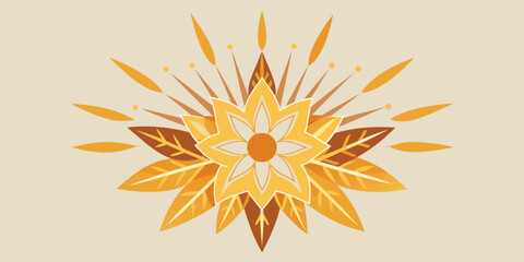 abstract flower vector illustration