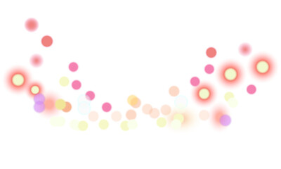Glowing neon orb lights bokeh abstract background with floating light glow circles and soft gradient blur creating dreamy colorful red pink purple golden illumination and radiant sparkle effect