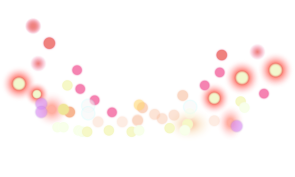 Glowing neon orb lights bokeh abstract background with floating light glow circles and soft gradient blur creating dreamy colorful red pink purple golden illumination and radiant sparkle effect