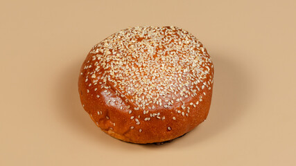 Sweet bun isolated