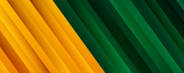 3D orange green abstract background overlap layer on bright space with diagonal effect decoration. Modern graphic design element cutout style concept for web, poster, flyer, card, cover, or brochure