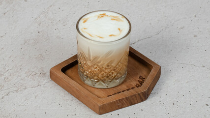 Coffee glass isolated