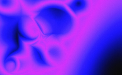 Abstract neon purple blue grainy gradient background with glowing soft wave textures, futuristic energy pattern