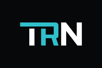 Letter TRN OR RNT Business Marketing logo vector.