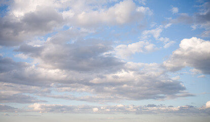 Cloudy Sky with Blue Patches