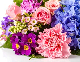 Vibrant floral bouquet arrangement