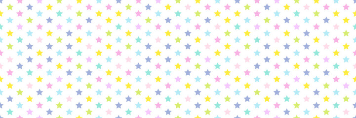 Stars  background banner, seamless pattern texture