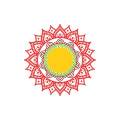 Colorful Meditation Mandala