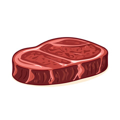 Delicious meat steak icon vector design for animation