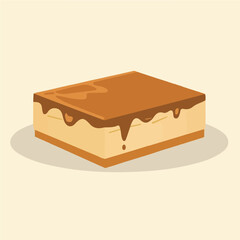 Chocolate cake vector design