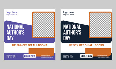 Happy National Author's Day Instagram post