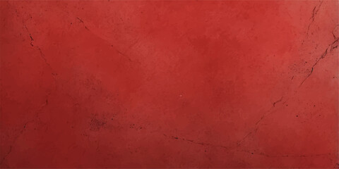 The aged red wall has a grunge texture like a stained, worn antique paper backdrop