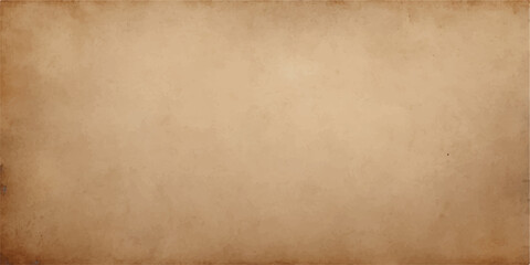 Obraz premium This vintage brown paper texture is a stained, aged blank sheet with a grungy parchment surface design