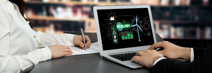 Computer Software Leading the Way in Green Business strategy and Sustainability, promoting...