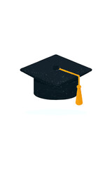 graduation cap and diploma