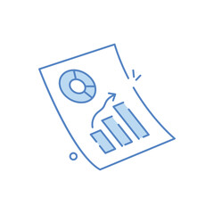 Analytical Report vector icon.