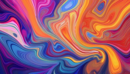 Obraz premium abstract background of colorful mixed paint