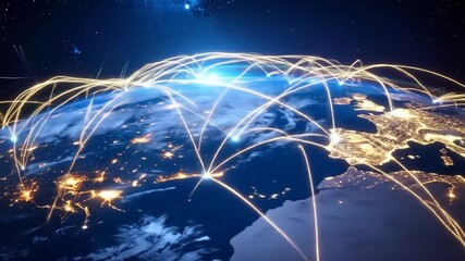 Global Communication Network: Visualizing the Interconnectedness of Our World