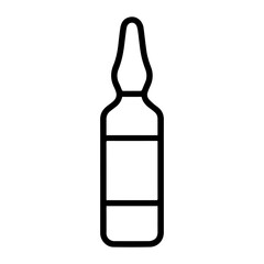 outline icon ampoule vector on a white background
Vector outline icon on a white background