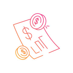 Financial Report vector icon